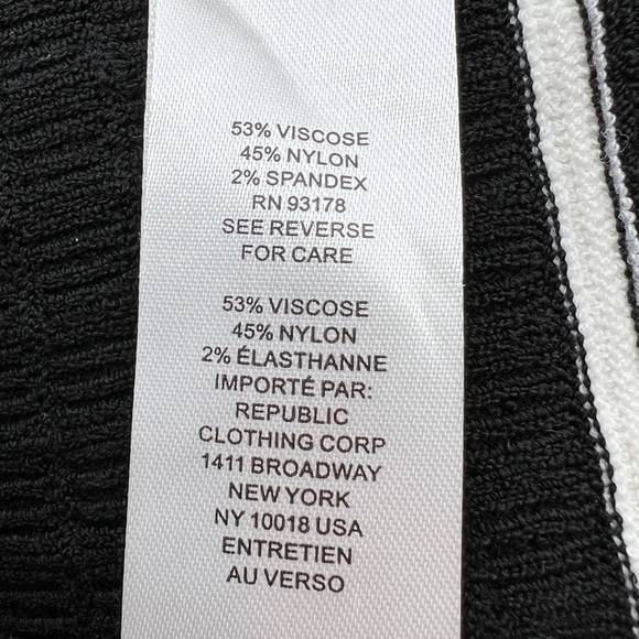 HOUSE OF HARLOW 1960 - Cropped Black Square Neck Top - Picture 5 of 8